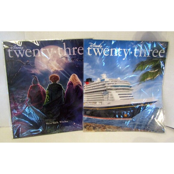Disney D23 Club Magazine Fall Summer Wish Cruise Ship Hocus Pocus 2 New Unopened - Picture 1 of 5